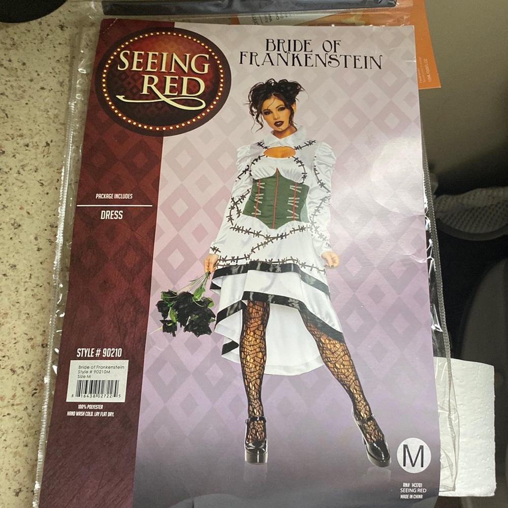 Seeing Red Bride of Frankenstein costume.